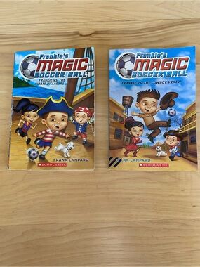 Frankie’s Magic Soccer Ball Books Lot of 2 Used Books